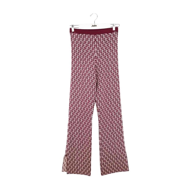 Pantalon large en coton - Très Bon État bordeaux <span itemprop=