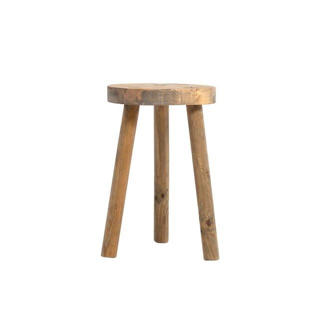 Tabouret en bois marron - MAUREEN - HANNUN