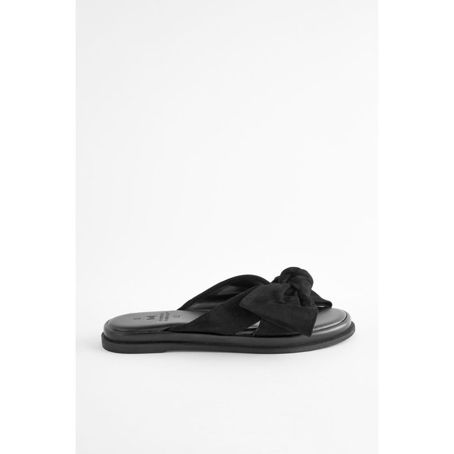 Mules avec nœud forever comfort noir <span itemprop=