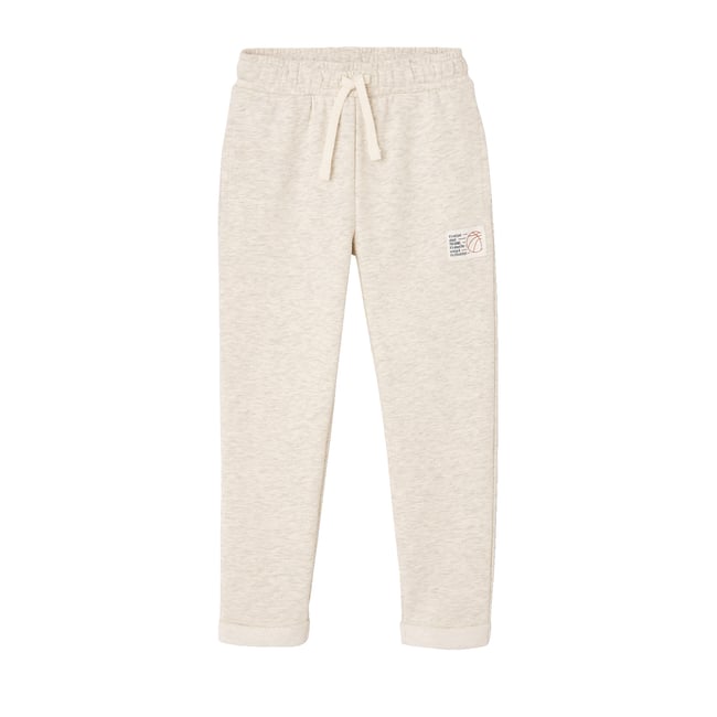 Pantalon de jogging blanc chiné <span itemprop=