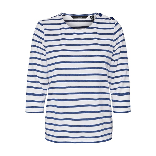 Свитшот с рукавами 3/4, в блестящую полоску - VERO MODA (Веро Мода)
