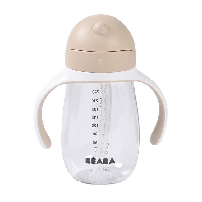 Tasse paille 300ml Couleur terre argile <span itemprop=