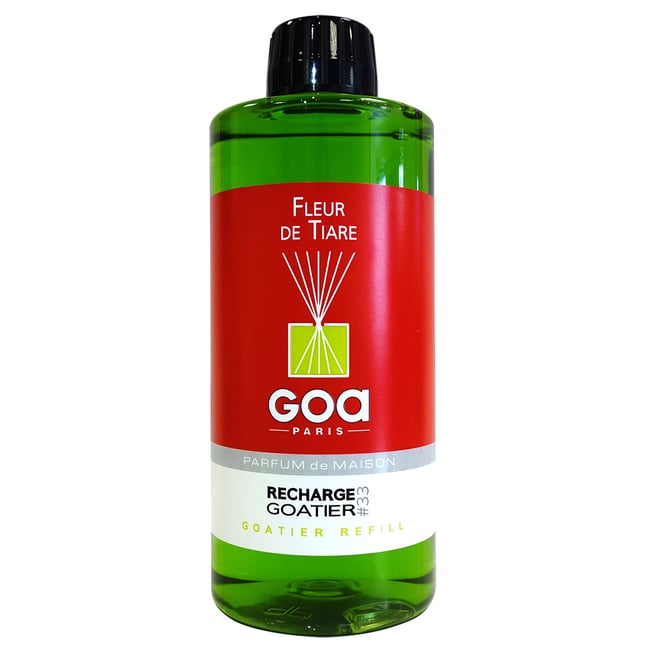 Parfum d'intérieur - Recharge goatier fleur de tiaré 500 ml Couleur v002239 <span itemprop=