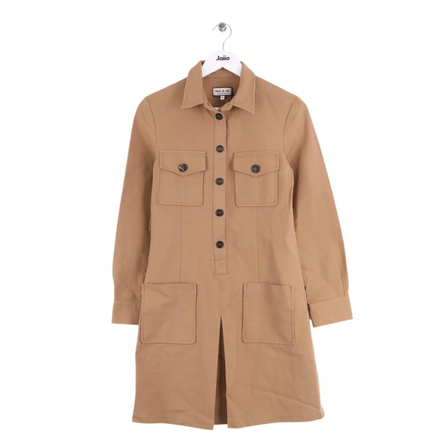 Robe - Très Bon État camel <span itemprop=