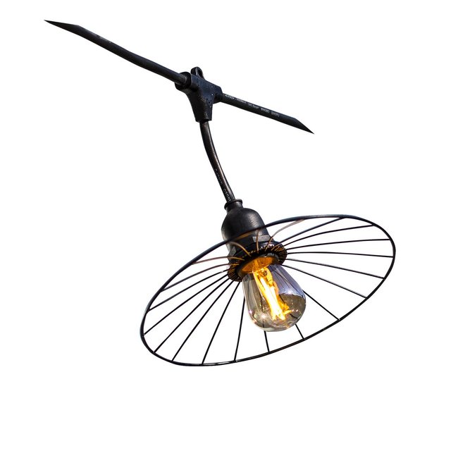 Guirlande fil métal CHIC CAGE LIGHT Couleur noir <span itemprop=