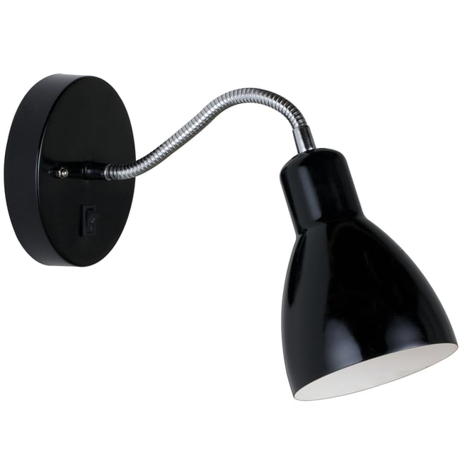 Applique murale classique bras flexibles en métal et plastique, CYCLONE - NORDLUX