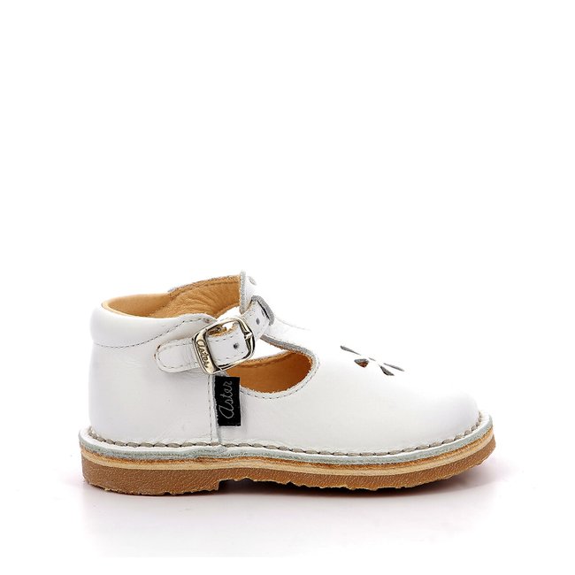 Sandales Bimbo 2 en cuir blanc <span itemprop=
