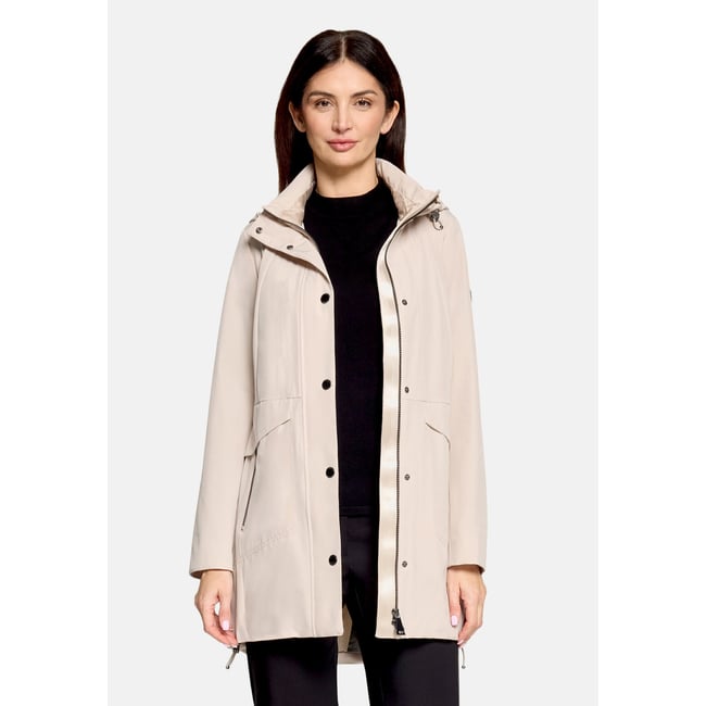 Veste outdoor à capuche amovible chateau gray <span itemprop=
