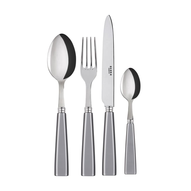 Ménagère 48 pièces, Icône Couleur gris <span itemprop=