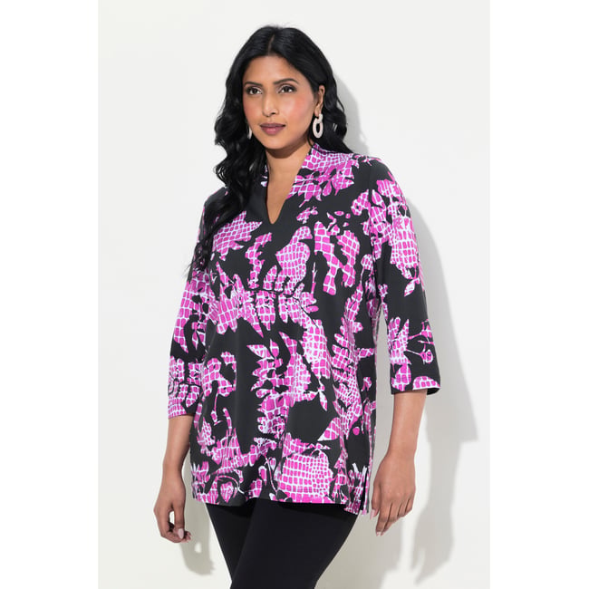 T-shirt en coton Pima noir <span itemprop=