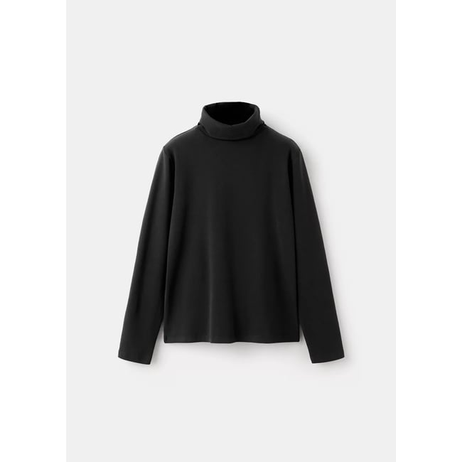 T-shirt en coton à col roulé - MANGO KIDS