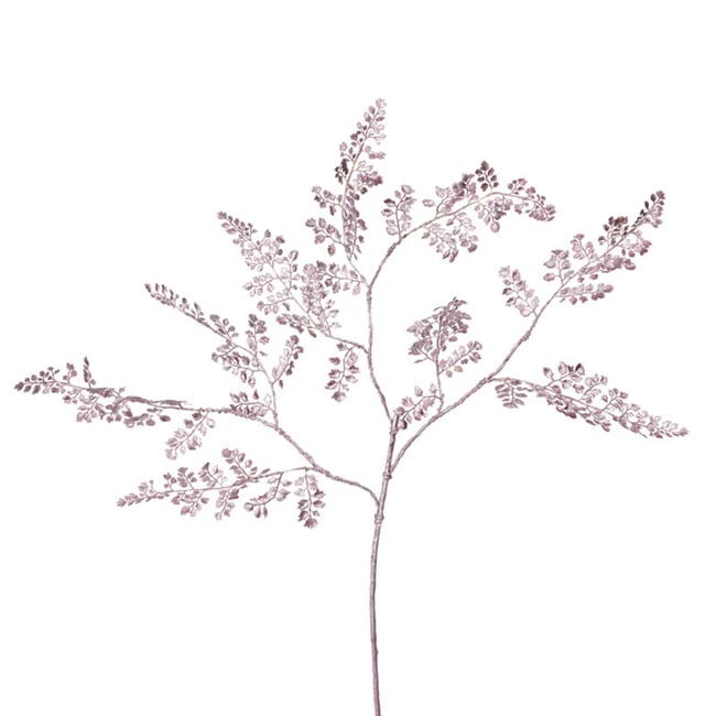 Feuillage de fougère artificiel H83 Couleur rose <span itemprop=