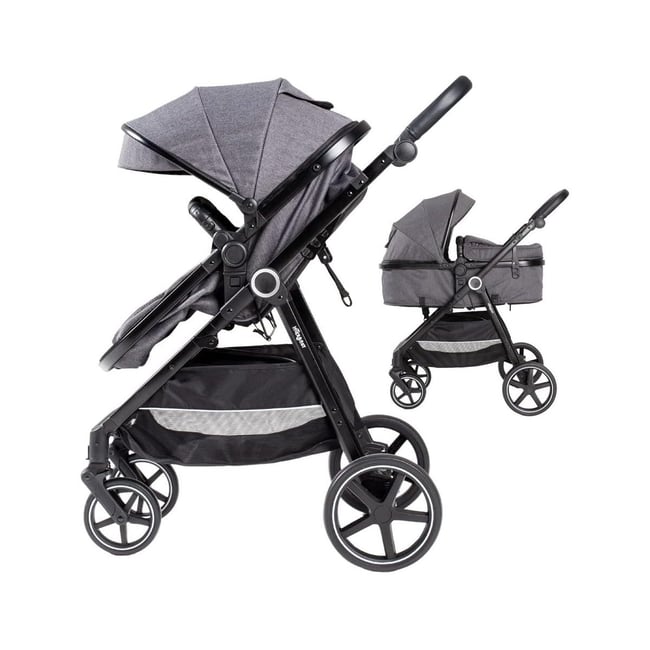 Poussette 2 en 1 Versa - Gris - INTERBABY