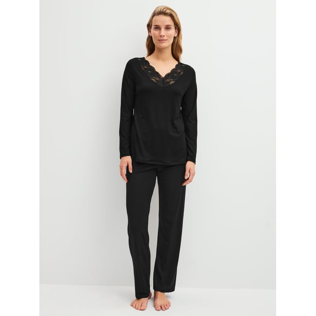 manches longues Modal ELEGANT DREAMS noir <span itemprop=