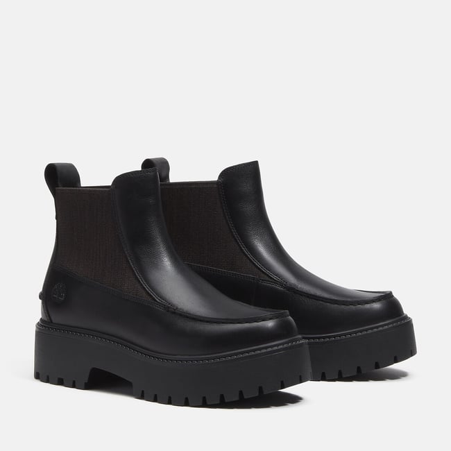 Bottines compensées, en cuir, STONE STREET MID CHELSEA - TIMBERLAND