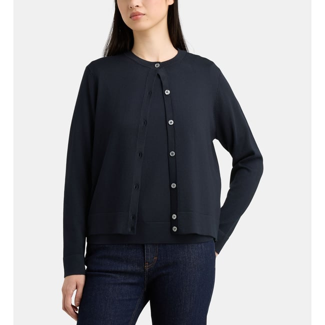 Cardigan nya droit fine maille - GALERIES LAFAYETTE