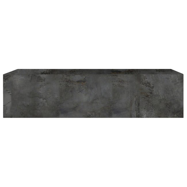 Élément mural TV horizontal L138 cm ETERNEL Couleur gris foncé <span itemprop=