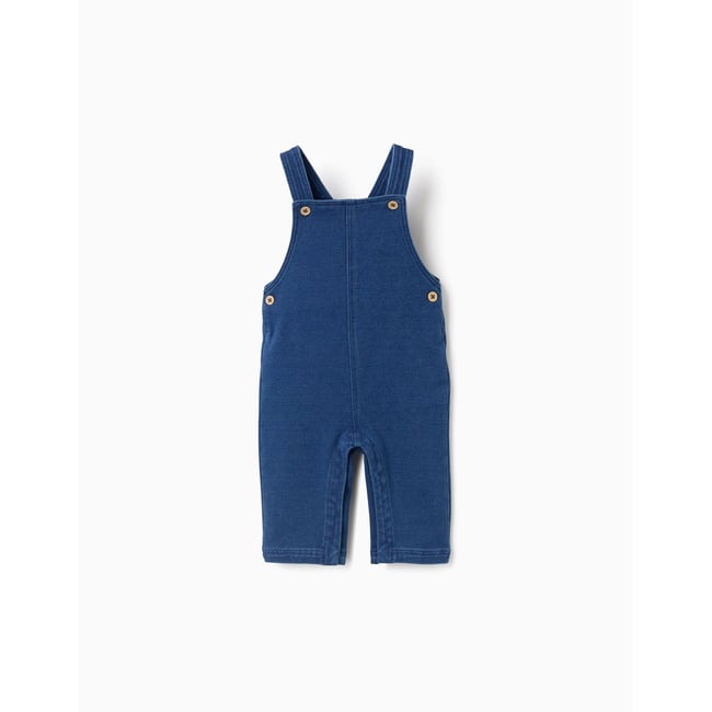 Salopette en jean avec bretelles réglables bleu <span itemprop=