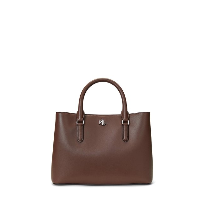 Lauren mini leather satchel store