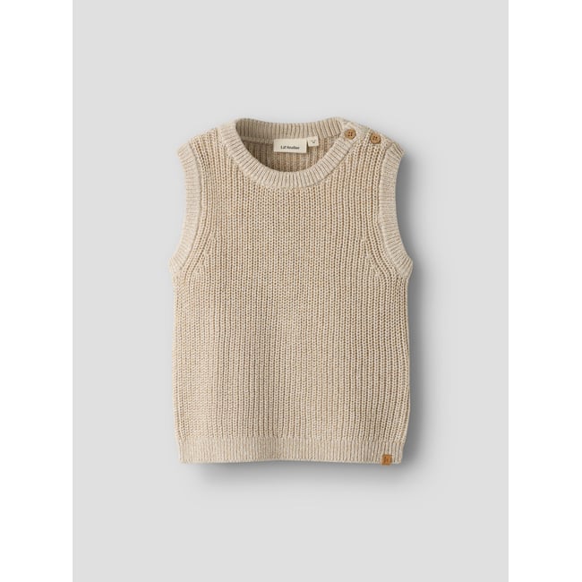 Gilet Tricoté gris - white pepper1 <span itemprop=