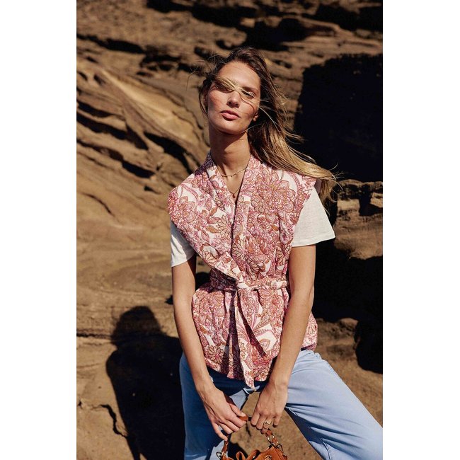 Veste  imprimé floral VALMA imprimé fleuri <span itemprop=