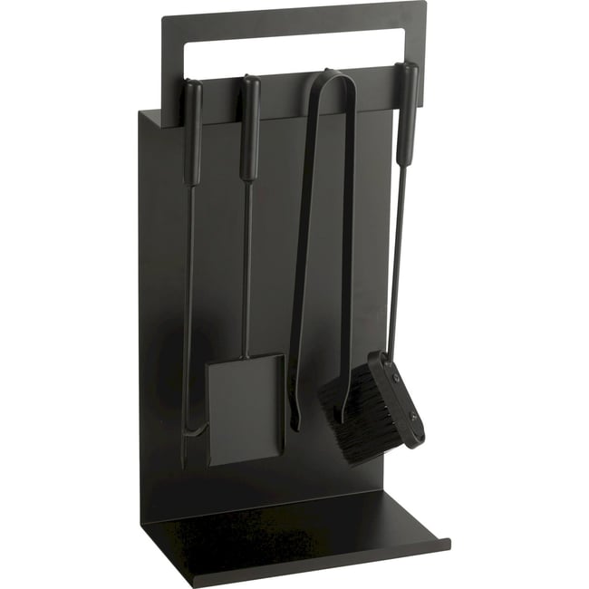 Accessoire de cheminée en métal Couleur noir <span itemprop=