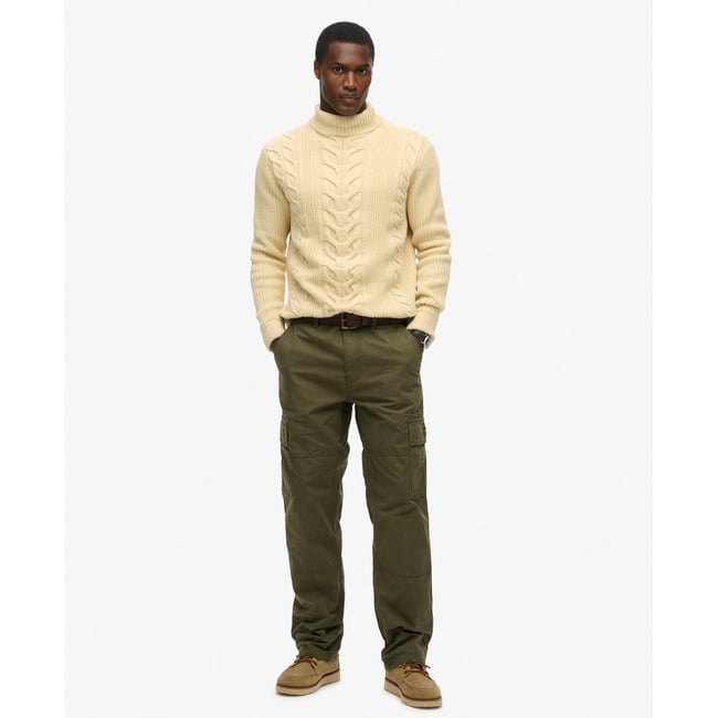Pantalon cargo baggy en coton biologique - SUPERDRY