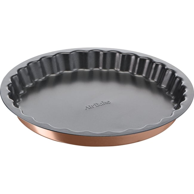 Moule à tarte Airbake diam 27 cm gris <span itemprop=