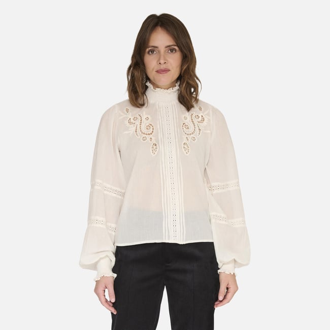 Blouse CAPILO white <span itemprop=