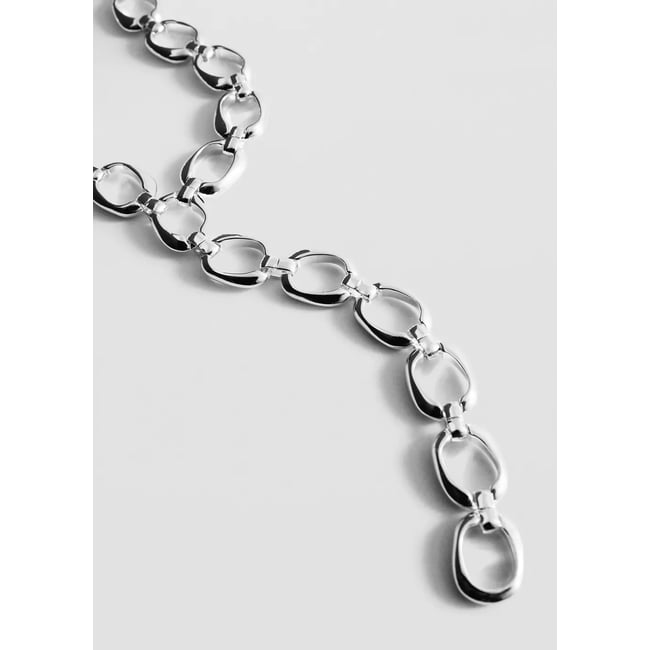 Collier long chaîne argent <span itemprop=