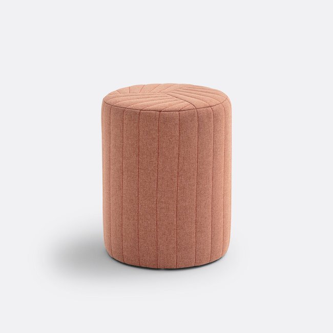 Pouf cylindrique surpiqué, JIMI - LA REDOUTE INTERIEURS