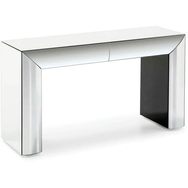 Console miroir rectangulaire, Josa Couleur noir <span itemprop=