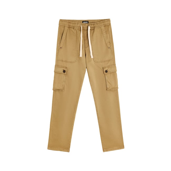PANTALON CARGO DESERT marron <span itemprop=