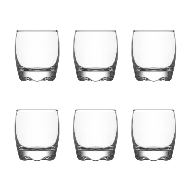 Lot de 6 verrines en verre 8cl, INVITATION Couleur transparent <span itemprop=