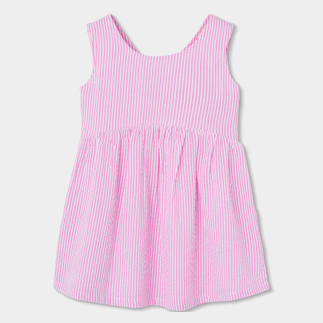 Robe imprimée rose <span itemprop=