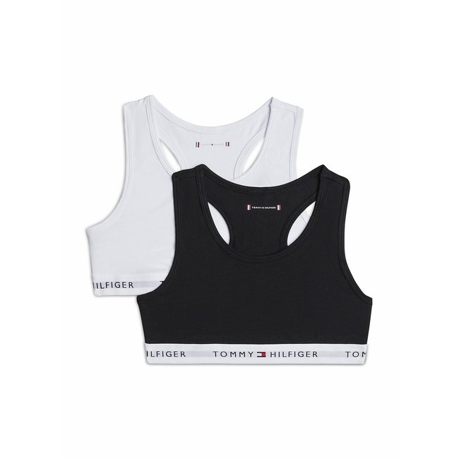 Lot de 2 brassières blanc + noir <span itemprop=
