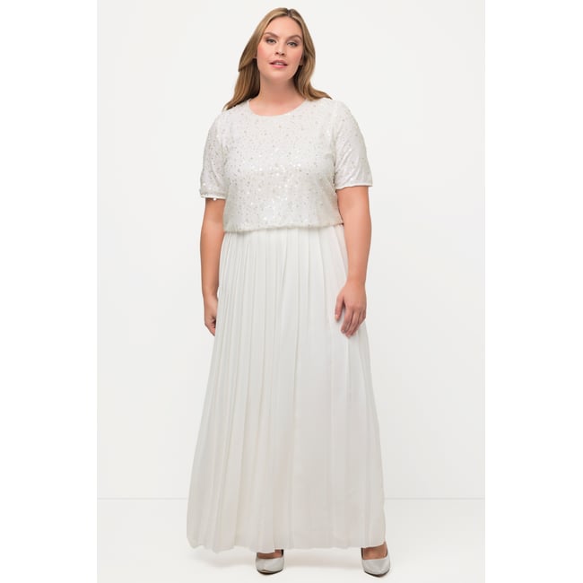 Haut (ensemble de mariée) blanc cassé <span itemprop=