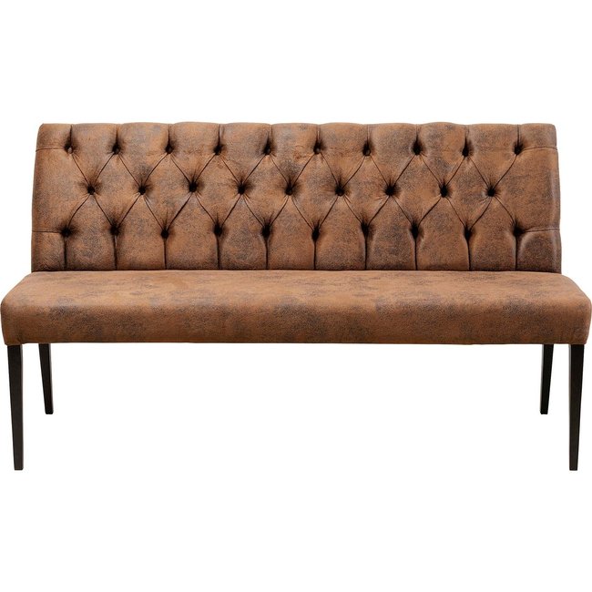 Banquette, ECONO BUTTONS Couleur marron <span itemprop=