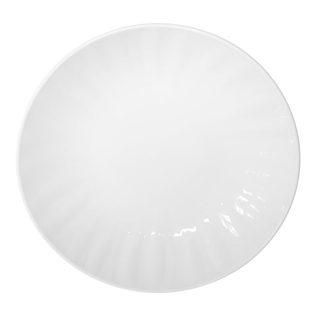 Assiette plate Emma 26,5 cm (lot de 6) Couleur blanc <span itemprop=