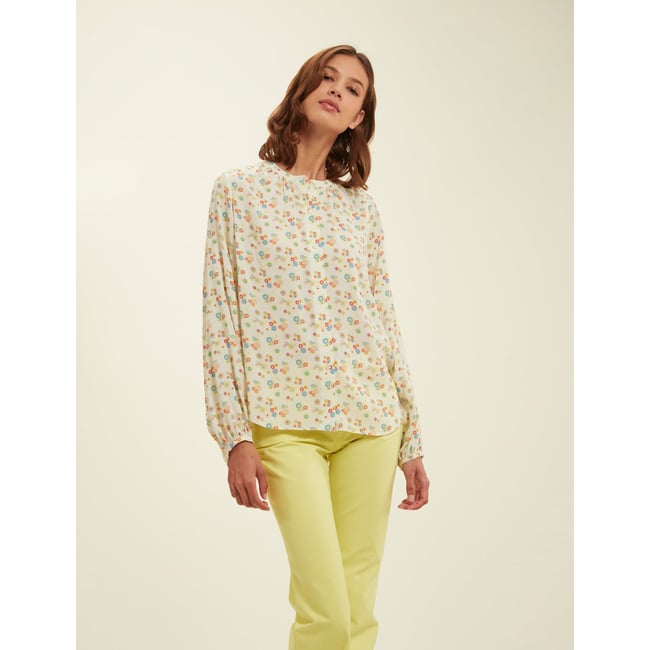 Blouse joséphine blanc <span itemprop=