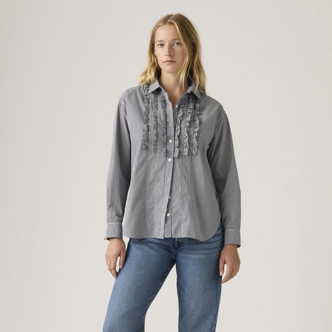 Chemise Novelty Harlie bleu - ceicil micro check peacoat <span itemprop=
