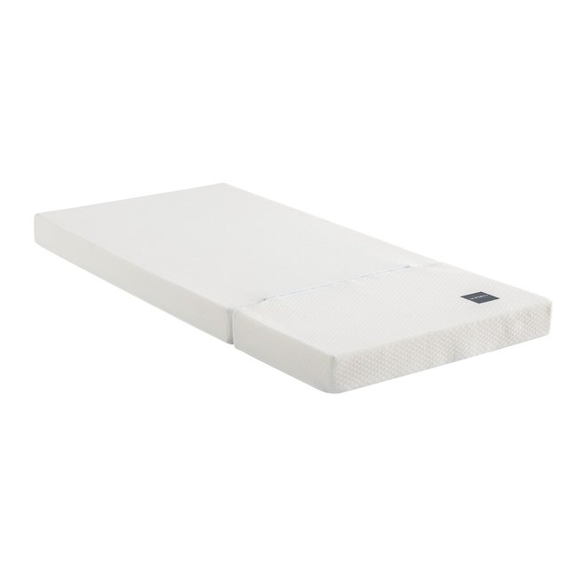 Matelas mousse évolutif 90x140 à 90x190 Couleur blanc <span itemprop=