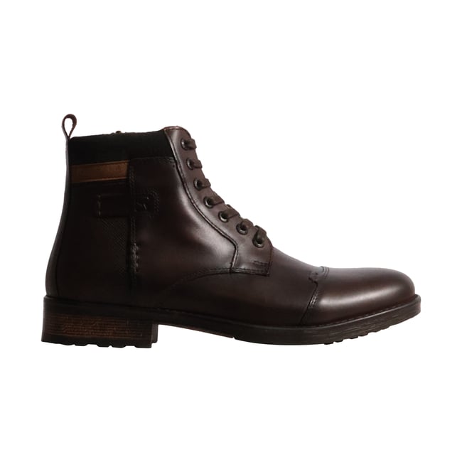 Bottines Cuir Spicy 2 chataigne <span itemprop=
