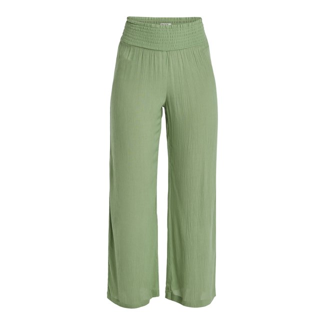 Pantalon léger ALONG THE BEACH. vert basil <span itemprop=