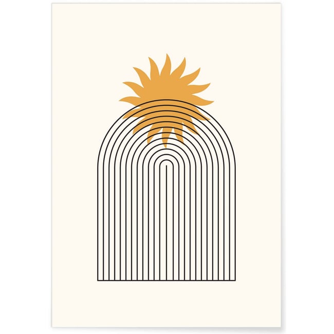 Affiche Summer 7 Couleur blanc <span itemprop=