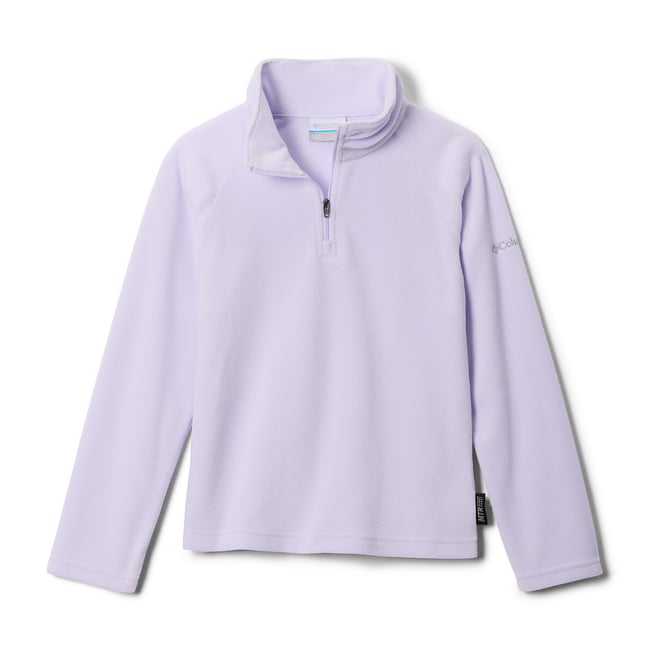 Polaire col montant zippé Glacial™ violet pâle <span itemprop=