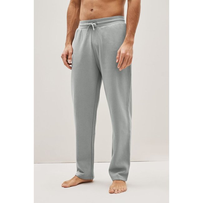 Pantalon de jogging-ourlet ouvert gris <span itemprop=