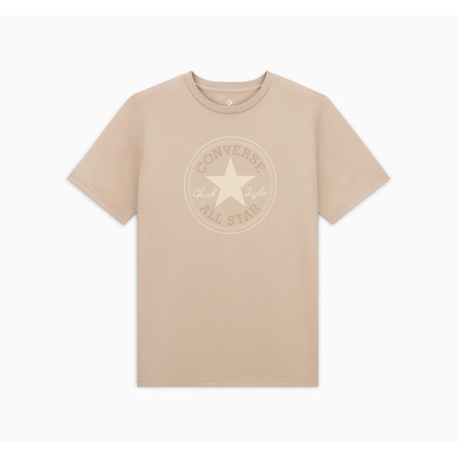Chuck Patch T-Shirt with Short Sleeves, beige, CONVERSE