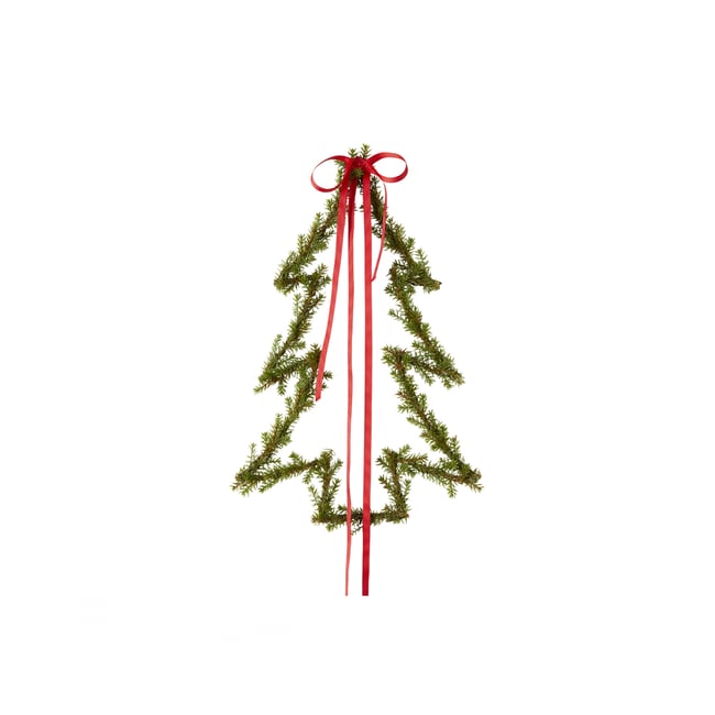 Suspension décorative sapin de noël en fer H50 NOËL Couleur vert <span itemprop=