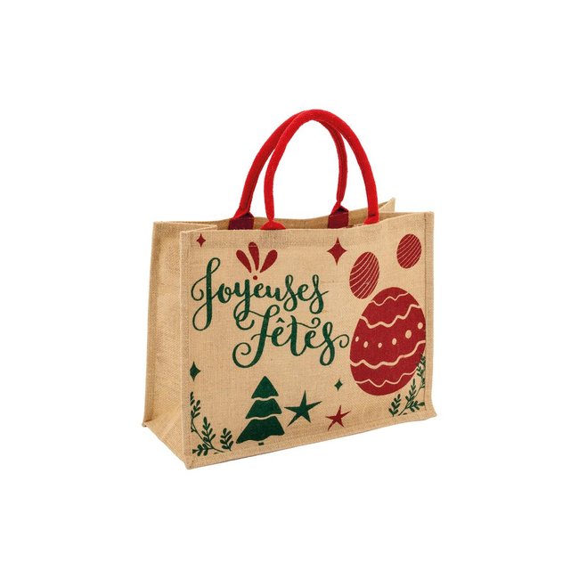 Sac cadeau en jute